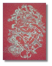 Red Abstarct Art - Washing Dishes thumbnail.